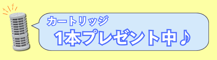 カートリッジ1本プレゼント♪