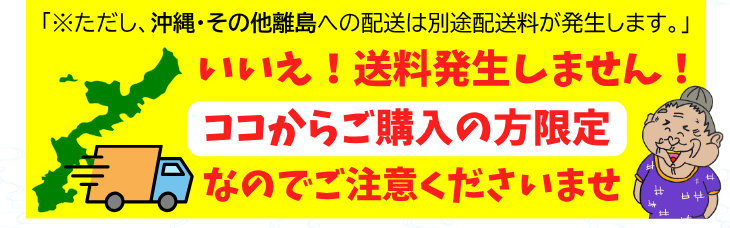いいえ！送料発生しません！ココからご購入の方限定なのでご注意くださいませ
